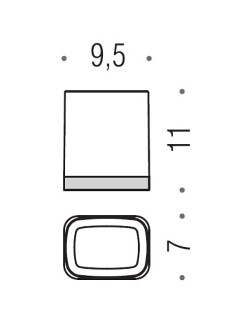 стакан для зубных щеток colombo design time w4202.000