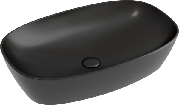 Раковина Ceramicanova Element CN6049MB накладная, 60x38 см, черная матовая