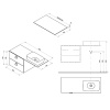 столешница под раковину ravak comfort 120 x000001381 белая