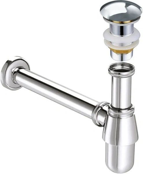 комплект bauedge bau pro bx0011-set 32 мм, бутылочный, хром, сталь