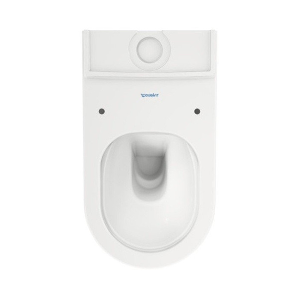 чаша унитаза-компакт duravit white tulip 2197092000, безободковый, цвет: белый