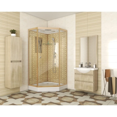 душевая кабина niagara luxe 90x90 ng-7701dg без гидромассажа