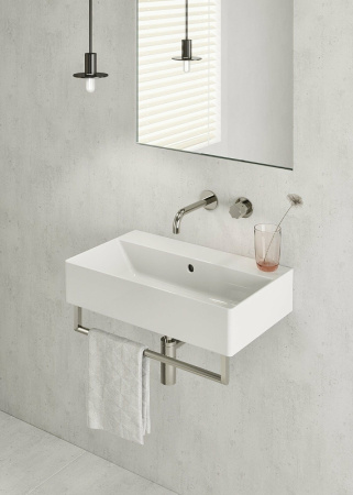 раковина gsi kube x 9454011 подвесная, 60x37 см, bianco lucido (белый глянец)