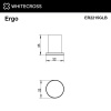 крючок whitecross ergo er2215glb брашированное золото