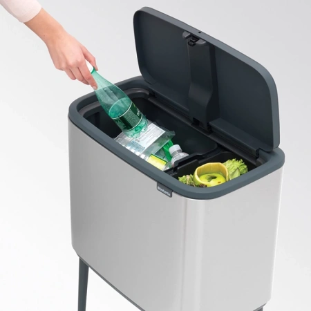 мусорное ведро brabantia bo touch bin 316227 23 + 11 л