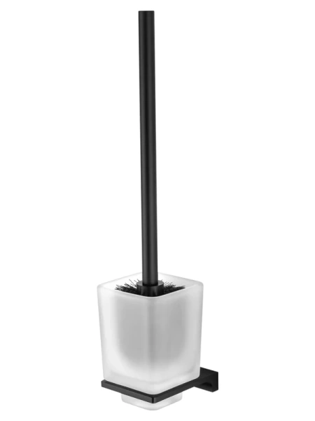 Ёршик для унитаза Wonzon & Woghand Eclipse WW-9129-BL настенный, черный матовый