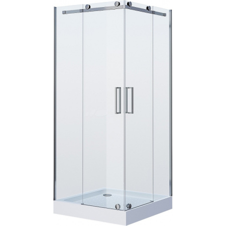 Душевой уголок Grossman Cosmo GR-1090 90×90x190 см, профиль хром, стекло прозрачное