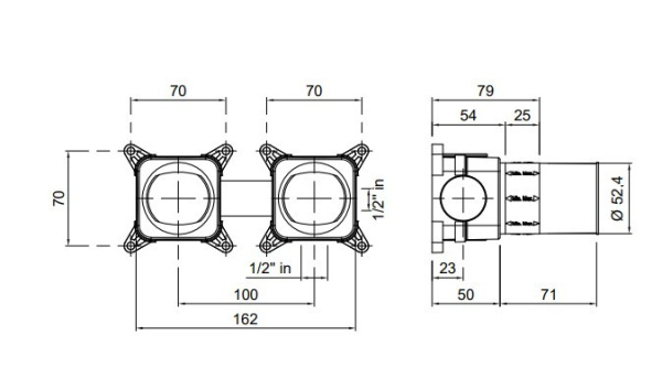 внутренняя часть antonio lupi indigo nd201ingr grafite