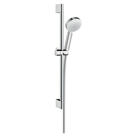 Душевой гарнитур Hansgrohe Crometta 100 Vario 26654400 EcoSmart 9л/мин, 650 мм, цвет хром/белый