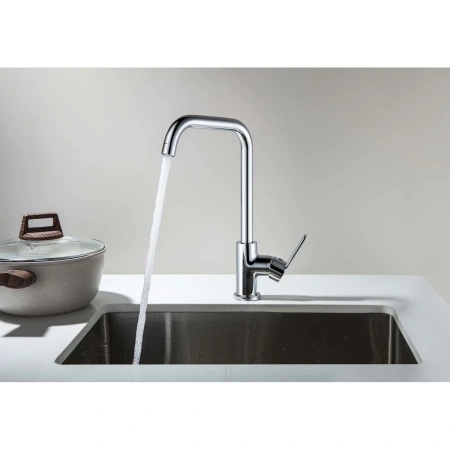 смеситель для кухни aquatek лугано aq1781cr цвет хром