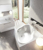 акриловая ванна ravak new day 150x150 c661000000