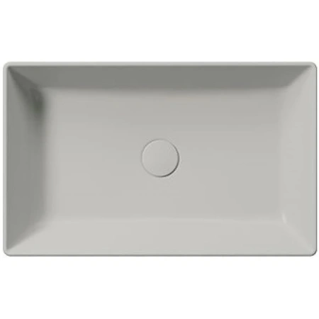 раковина gsi kube x 945317 накладная, 60x37 см, cenere opaco (серый матовый)