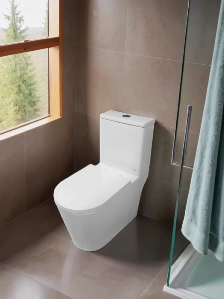 унитаз моноблок azario eagle az-80673 напольный, безободковый, горизонтальный слив, с сиденьем микролифт, 69x36x80 см, белый