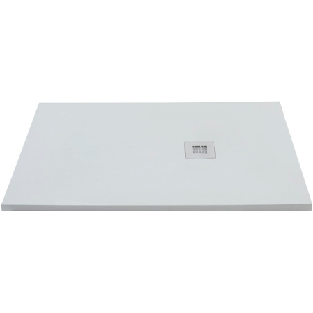 душевой поддон из искусственного камня allen brau priority 120×80 8.31006-21 белый камень
