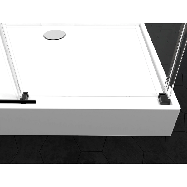 душевая кабина black&white galaxy g8708 110x80x217 см