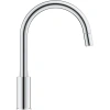 смеситель для кухни grohe start edge 30550000 с выдвижным изливом, хром