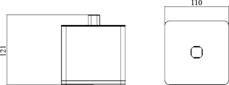 стакан для ватных дисков boheme 10964-w-g белый золото