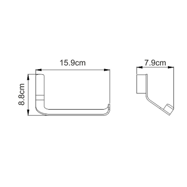 Держатель туалетной бумаги WasserKRAFT Sauer K-7996 цвет золото