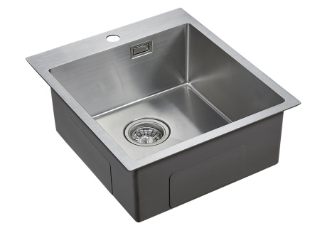 кухонная мойка paulmark velten 45 pm804551-bs брашированная сталь