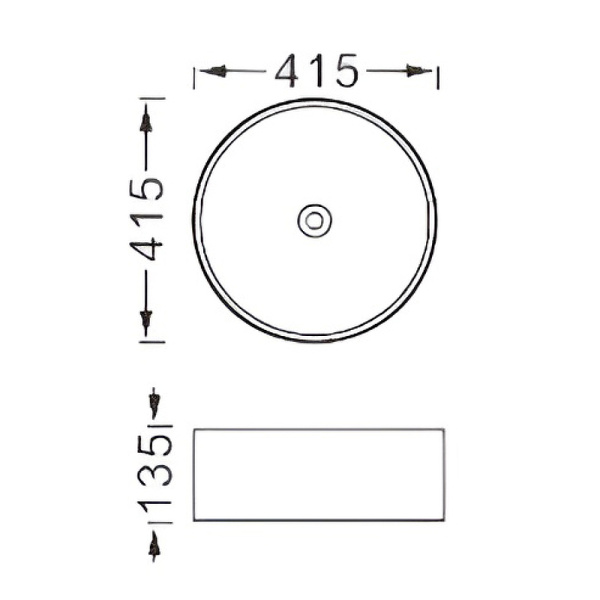 раковина-чаша aquatek европа 41 aq5558-mb черная матовая