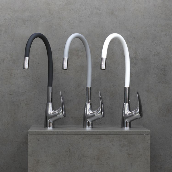 смеситель для кухни lemark linara lm0415c-white
