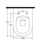 сиденье для унитаза с микролифтом isvea infinity 40kf0531i-s