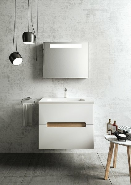 тумба под раковину ravak sd classic ii 80 r x000000916 подвесная латте белая