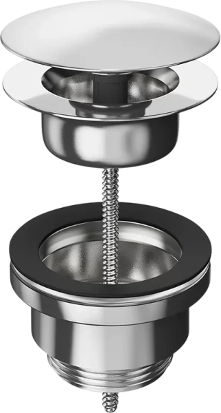 Донный клапан KERAMA MARAZZI Ole 230KM.21.018 для раковины, универсальный, хром