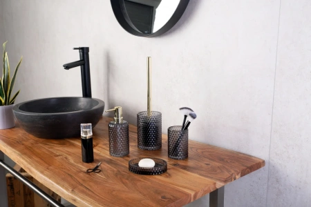 дозатор для мыла ridder sherine 2166507 серый