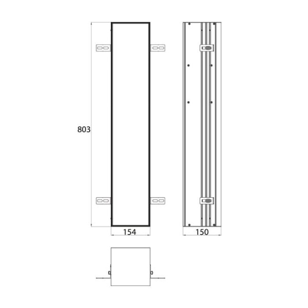 Шкафчик для туалета Emco Asis 9756 110 11 Встраиваемый