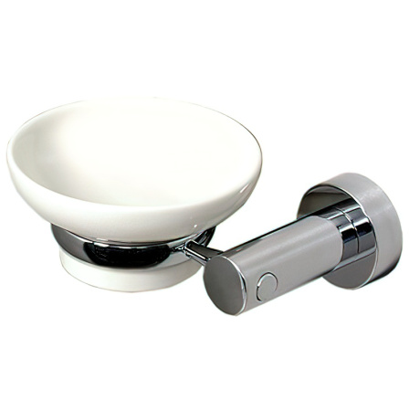 Мыльница WasserKRAFT K-24229 цвет хром | белый Мыльница WasserKRAFT K-24229 цвет хром | белый