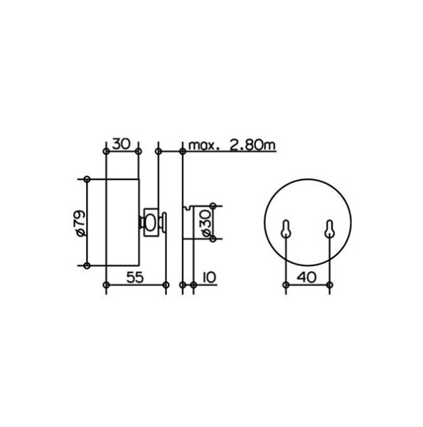 Веревка для белья Keuco Plan 04979 070001 цвет хром