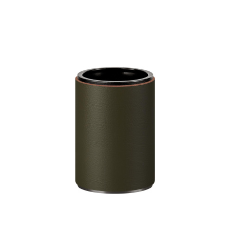 Стакан ADJ 4941.graphite/55 для щеток, настольный, D7xH10 см., graphite/оливковый