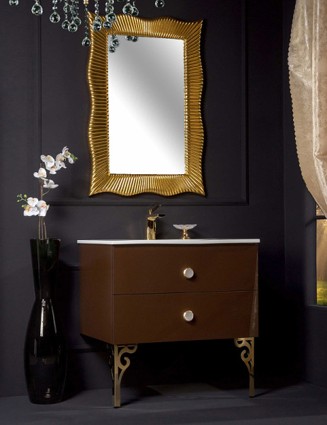 зеркало boheme armadi art neoart 70 563 с подсветкой золото