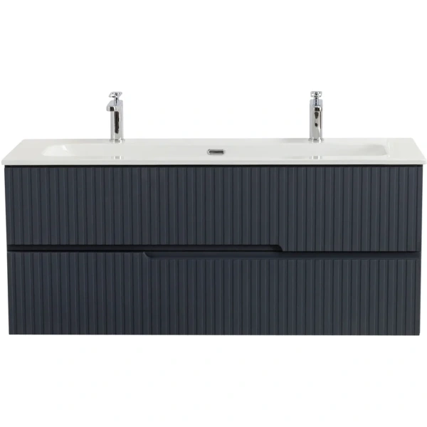 тумба под раковину cezares duet-n 120 duet-n-1200-2c-so-gr-p подвесная grafito
