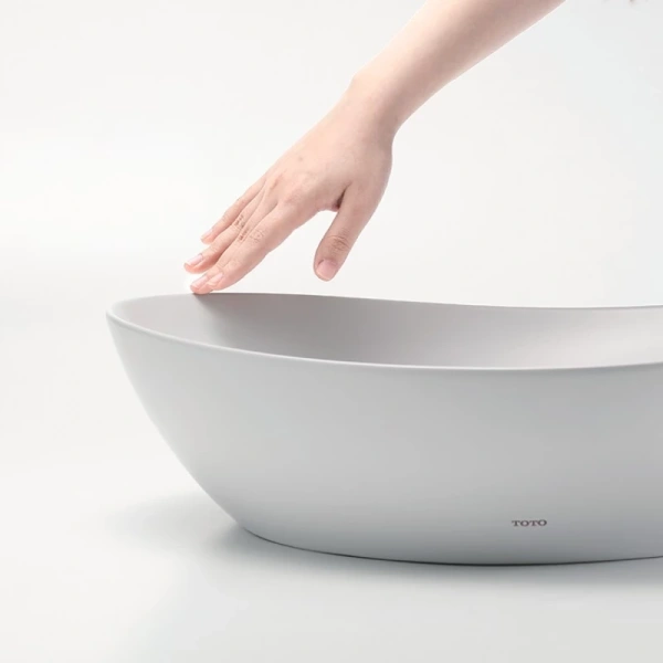 раковина в ванную накладная toto ta 46 см l4704mte#cmw