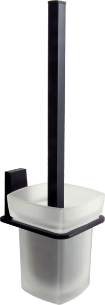 Ёршик для унитаза WasserKRAFT Abens K-3227 черный матовый