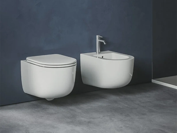 унитаз hatria futura y9ba01/y9aq01 подвесной, безободковый, слив vortex, с сиденьем, белый