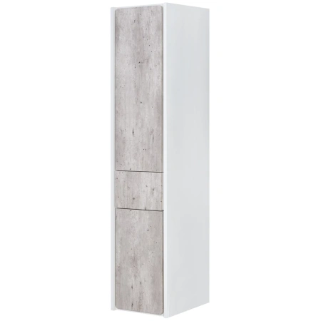 Пенал Roca Ronda ZRU9303005 подвесной L, бетон/белый матовый