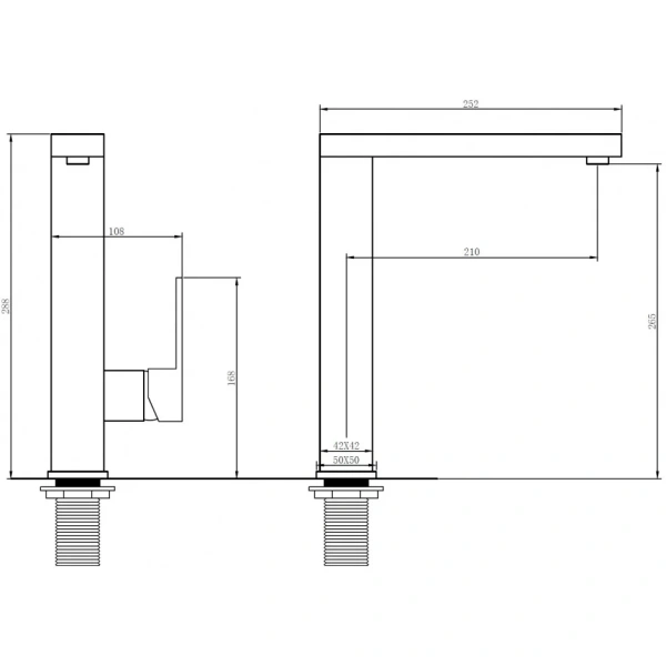 смеситель для кухни abber daheim af8214 хром