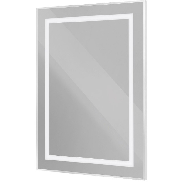 зеркало belbagno kraft 60 spc-kraft-600-800-sens-al с подсветкой сатин с сенсорным выключателем