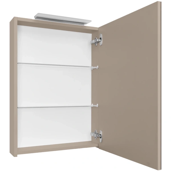 зеркальный шкаф 50x70 см капучино r roca oleta a857644515