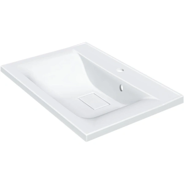 раковина vincea vcb-3m650w 65х45 см, белая
