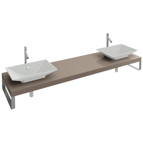 раковина jacob delafon reve e4819-00 накладная, c переливом, 55x37.5 см, белая