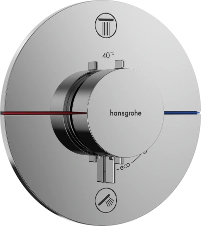 Термостат для ванны Hansgrohe ShowerSelect Comfort S 15554000 встраиваемый, хром