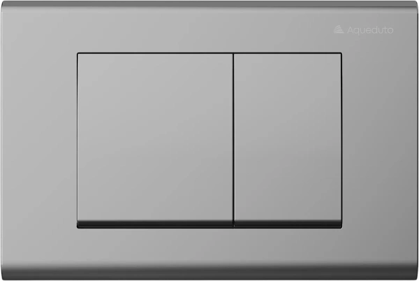 комплект инсталляция aqueduto tecnica tec01 крепление к полу и стене, с регулировкой по высоте + кнопка quadrado qua0100 хром