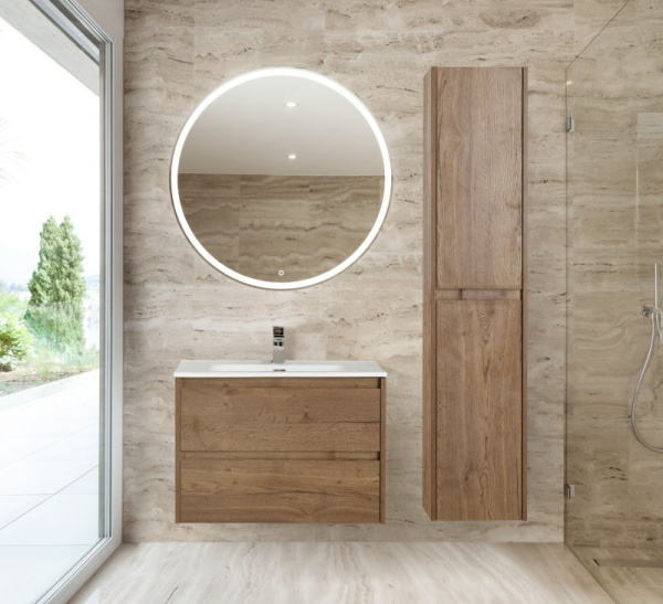 шкаф подвесной belbagno kraft-1600-2a-sc-cg-r с двумя распашными дверцами с доводчиками, цвет cemento grigio