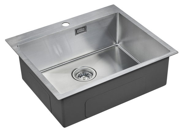 кухонная мойка paulmark velten 59 pm805951-bs брашированная сталь