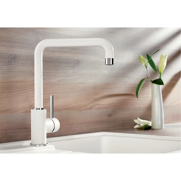 смеситель для кухни blanco mili 525127 цвет белый