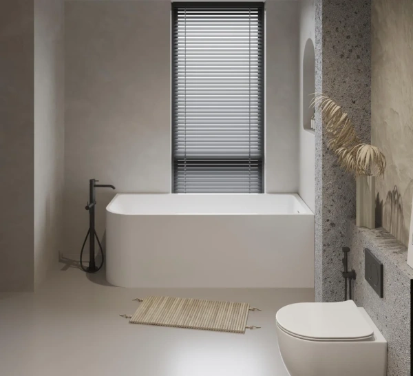 акриловая ванна belbagno bb712-1600-730-r правая, глянцевая белая